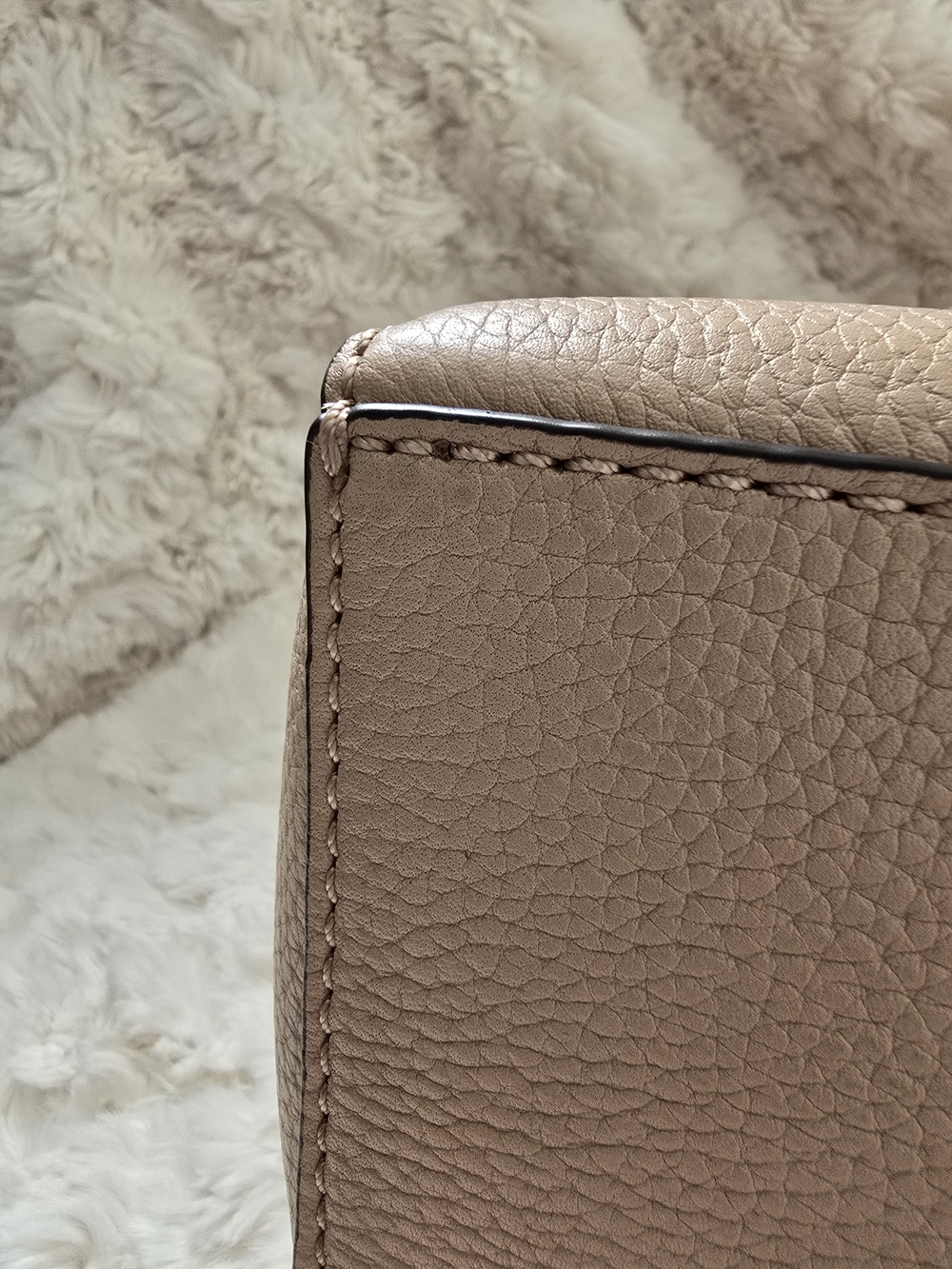 Tory Burch Taupe Leather Crossbody Bag - Picture 9 of 11
